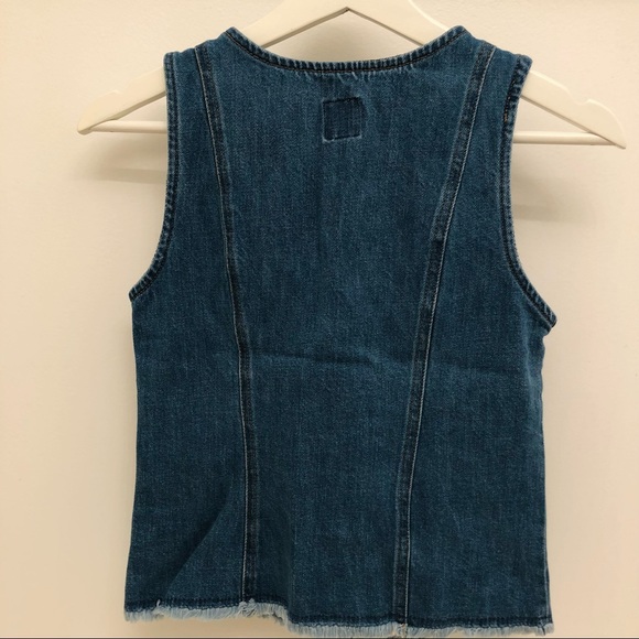 Gap Denim Button Up Vest - Picture 3 of 5